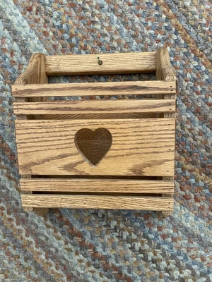 $29.99 • Buy Small Solid Oak Magazine Rack