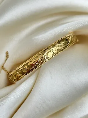 Vintage 9ct Rolled Gold Bangle • £160