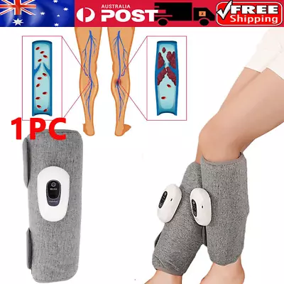 1PC Leg Massager Machine Heating Air Compression Circulation Relax Foot Calf • $39.62
