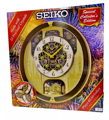 Seiko Limited Edition Melodies In Motion 2023 Musical Wall Clock (QXM399BRH) • $82.99