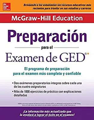 Preparación Para El Examen De GED Paperback McGraw-Hill Education • $11.07