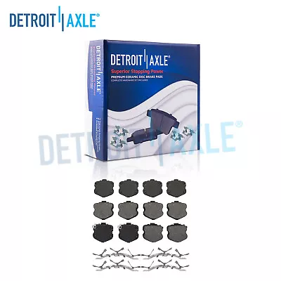 Front Ceramic Brake Pads + Hardware For 2006 2007 2008 2009-2013 Chevy Corvette • $41.32