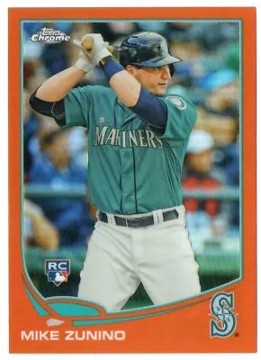 Mike Zunino 2013 Topps Chrome Orange Refractor Rookie Card #39 • $5