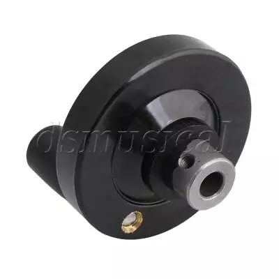 Black 63mm Dia 8mm Hole Dia Lathe Milling Machine Hand Wheel W/ Revolving Handle • $10.80