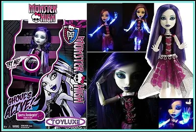 Monster High GHOULS ALIVE Spectra Doll I GLOW Lights Up & Make GHOST SOUND WORKS • $91.95