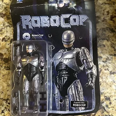 Robocop 4  Action Figure Hiya Toys Mini 1/18th Figure New In DAMAGED BOX • $10.50
