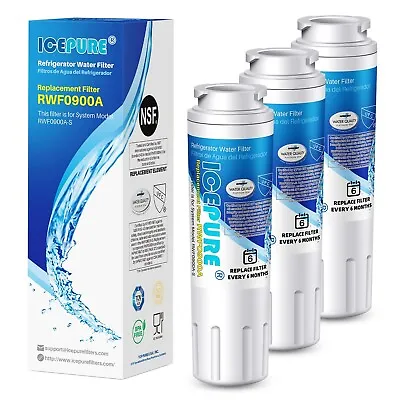 ICEPURE RWF0900A Fit For WRX735SDHZ Filter4 WRF555SDFZ09 9084 Water Filter 3Pack • $25.64