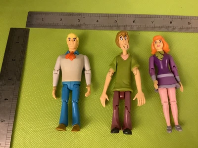 £6.99 • Buy RETRO SCOOBY DOO SHAGGY FRED DAPHNE CUTE Collector X 3 CHARACTER Toy DOLL Dolly