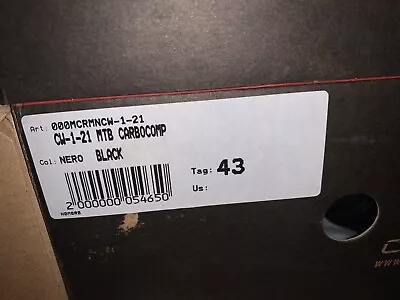 CRONO CW-1-21 MTB Carbocomp Cycling Shoes Sz 43 Black Color - New • $178