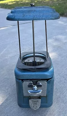 Vintage Oak Acorn 5 Cent Gumball Nut Peanut Machine • $32