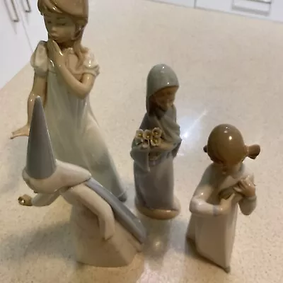 LLADRO  NAO PORCELAIN FIGURINES WITH FAULTS See Description  • $58