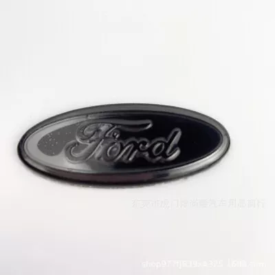 Car Accessories Steering Wheel Emblem Logo Badge For Ford 5.8*2.4 CM Full Black • $10.99