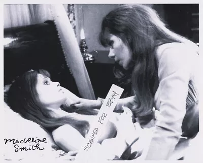 MADELINE SMITH Signed NO TOP IN BED INGRID PITT 8x10 W/ Coa THE VAMPIRE LOVERS • $33.79