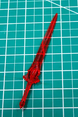 Custom Resin Red Lantern Corp Long Sword Constuct For 6in. Figure • $8