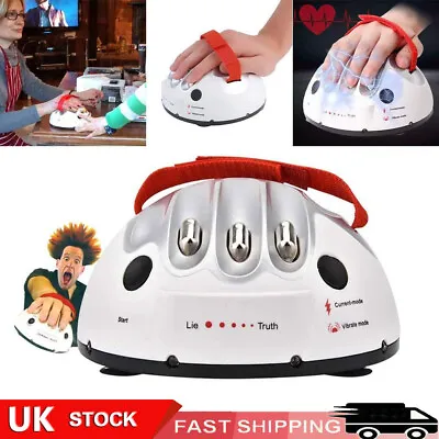 Lie Detector Game Toys Electric Shock Polygraph Adult Lie Truth Test Kids Toys • £10.69