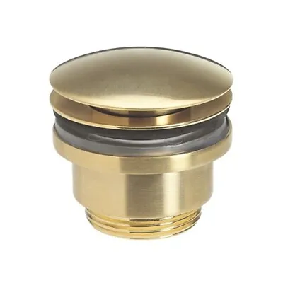 Brushed Brass Universal Slotted/Unslotted Clicker Basin Waste • £9.99