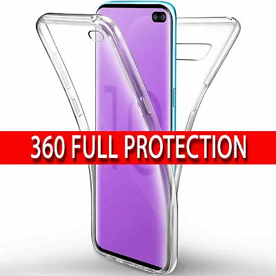 Case For Samsung Galaxy S10 S9 S8 360 Shockproof Protective Silicone TPU Cover • £3.50