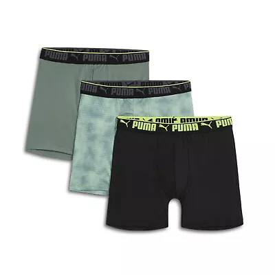 PUMA Men's Sportstyle Boxer Briefs (3 Pack) • $19.99