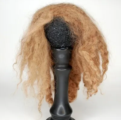 BJD Doll Wig Mohair Dirty Blonde Light Brown Size 9-10  Fits 1/3 SD Volks • $39.99