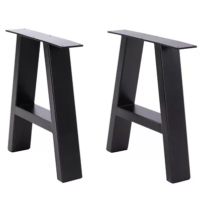 £45.95 • Buy 2X Industrial A Shape Desk Frame Computer Dinning Coffee Bench Metal Table Legs