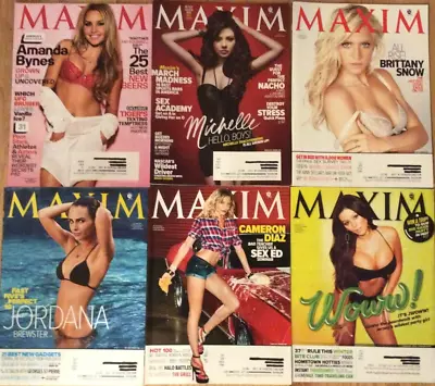 Like New Maxim Magazine Back Issue (16 Issues Available) Feb 2010- Sep 2013 • $15