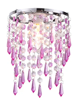 Modern Acrylic Crystal Chandelier Jewel Ceiling Pendant Light Shade / Shades • £11.99