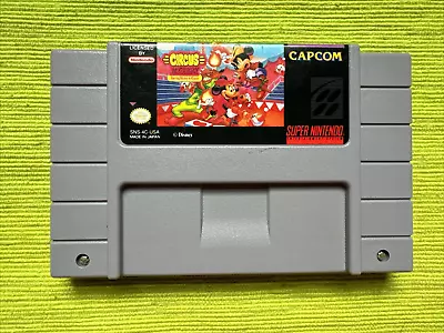 The Great Circus Mystery Mickey Mouse (Super Nintendo SNES 1994) Cart Tested • $17
