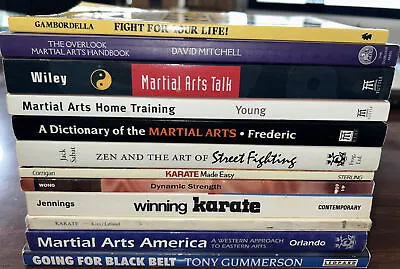 $55 • Buy Lot Of 12 Vintage To Modern Martial Arts Karate Fighting Books