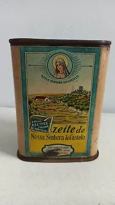 Vintage Empty Olive Oil Can - Nossa Senhora Do Castelo - Portugal • $44.99