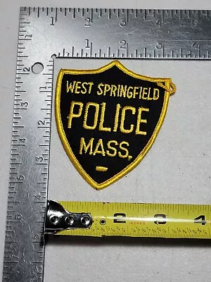LE8b7 Police Patch Massachusetts West Springfield Mass • $6.99