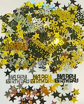 £1.99 • Buy 14gm Happy Birthday Stars Table Confetti Sprinkles Party Decorations Boys Girls