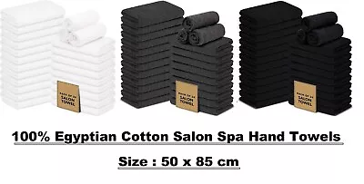 100% Cotton Ring Spun Salon Spa Hand Towels Pack Of 24 Hand Towels Ultra Soft. • £17.99