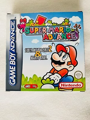 Super Mario Advance (Nintendo Game Boy Advance 2001) Boxed With Manual • £25