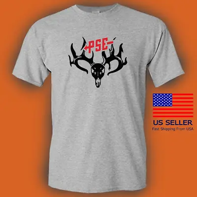 PSE Archery Bows Logo Men's Grey T-shirt Size S To 5XL • $19.79