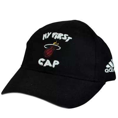 NBA Adidas My First Cap Miami Heat Infant Baby Hat Stretch Fit One Size 22F6Y  • $11.16