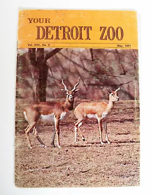 $11.95 • Buy Your Detroit Zoo   Volume XXV    No. 2  May 1971