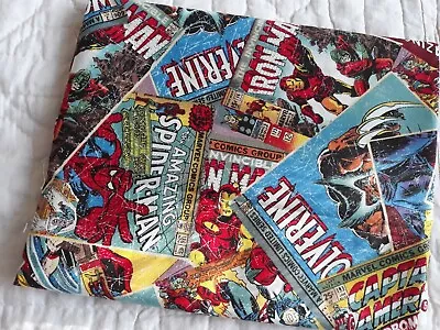 Camelot Fabrics Marvel Heroes Print 100% Cotton 2/3+ Yd X 43  Clean • $3.75