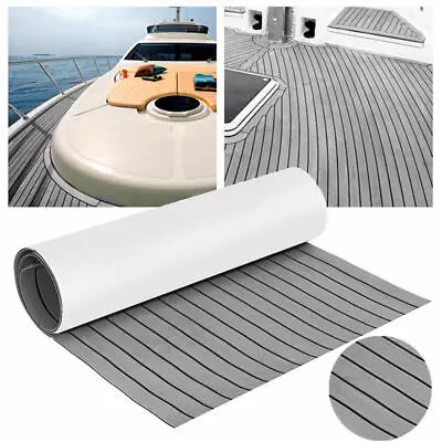 6mm EVA Foam Teak Boat Yacht Decking Mat Flooring Sheet Carpet Marine 240x90cm • £32.99