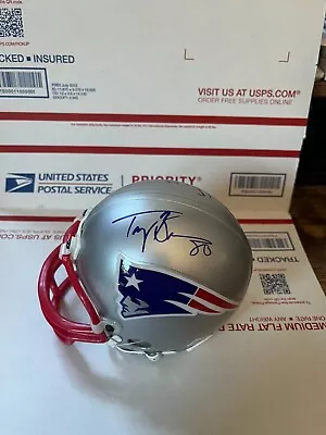 Troy Brown & Antowain Smith  Signed Riddell Patriots Mini Helmet • $74.99