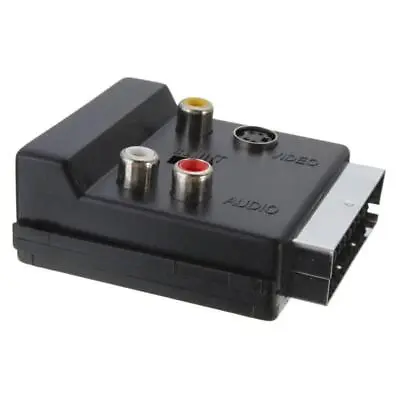 £5.54 • Buy S Video AV TV Converter 21 Pin SCART Male To 3 RCA Female S-Video Audio Adapter