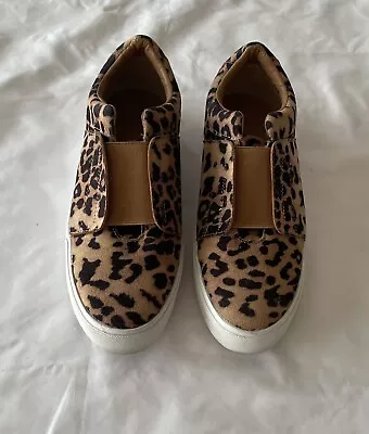 VERY VOLATILE Los Angeles Women's Brown Leopard Print Shoes Size 6.5 ($89) • $26