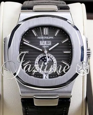 Patek Philippe Nautilus 5726A Men's 40.5mm Triple Calendar Steel Black  • $76999