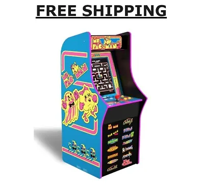 Retro Arcade Ms. Pac-Man With WIFI 14 Classic Games Included Legacy Controls • $383.70