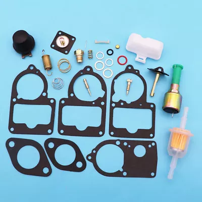 $17.75 • Buy Carburetor Rebuild Kit For VW SOLEX 28-34 PICT3 W Cut Off Valve & Floats 700-34