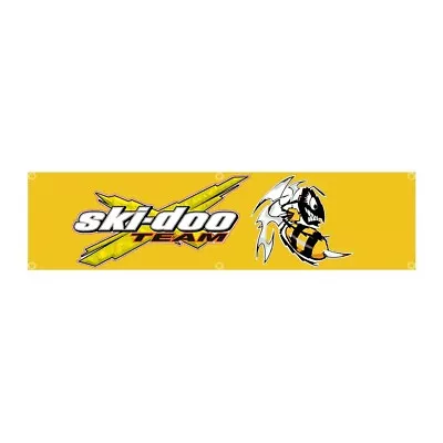 Ski Doo Snowmobile Killer Bee Flag Banner 1.5 X 6FT Performance • $12.89