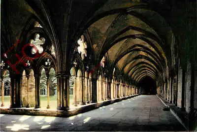 Picture Postcard:;Salisbury Cathedral The Cloisters Walk [J Arthur Dixon] • £2.29