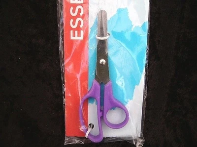 £2.45 • Buy Scissors - Children Right Handed Rounded 125mm Stainless Steel Esselte Purple