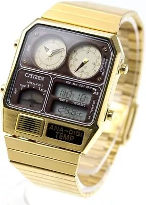 [Citizen] CITIZEN Anadisy Temp ANA-DIGI TEMP Reprint Model Watch Gold JG210 • $459.48