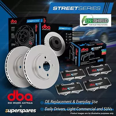 DBA Rear Street En-Shield Brake Rotors & Pads For Mazda 6 GG Station Wagon GY • $178.90