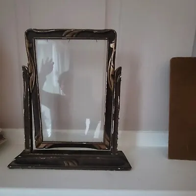 Antique Vintage Wood Picture Frame Swivel Swing Tilt Rustic Stand 10  • $25